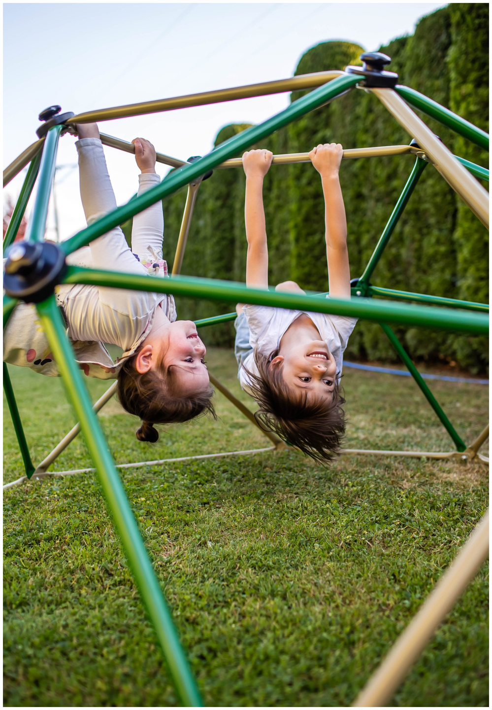 HyperMotion Cúpula trepadora para niños XL, geodomo, zona de juegos para jardín, diámetro: 1,8 m