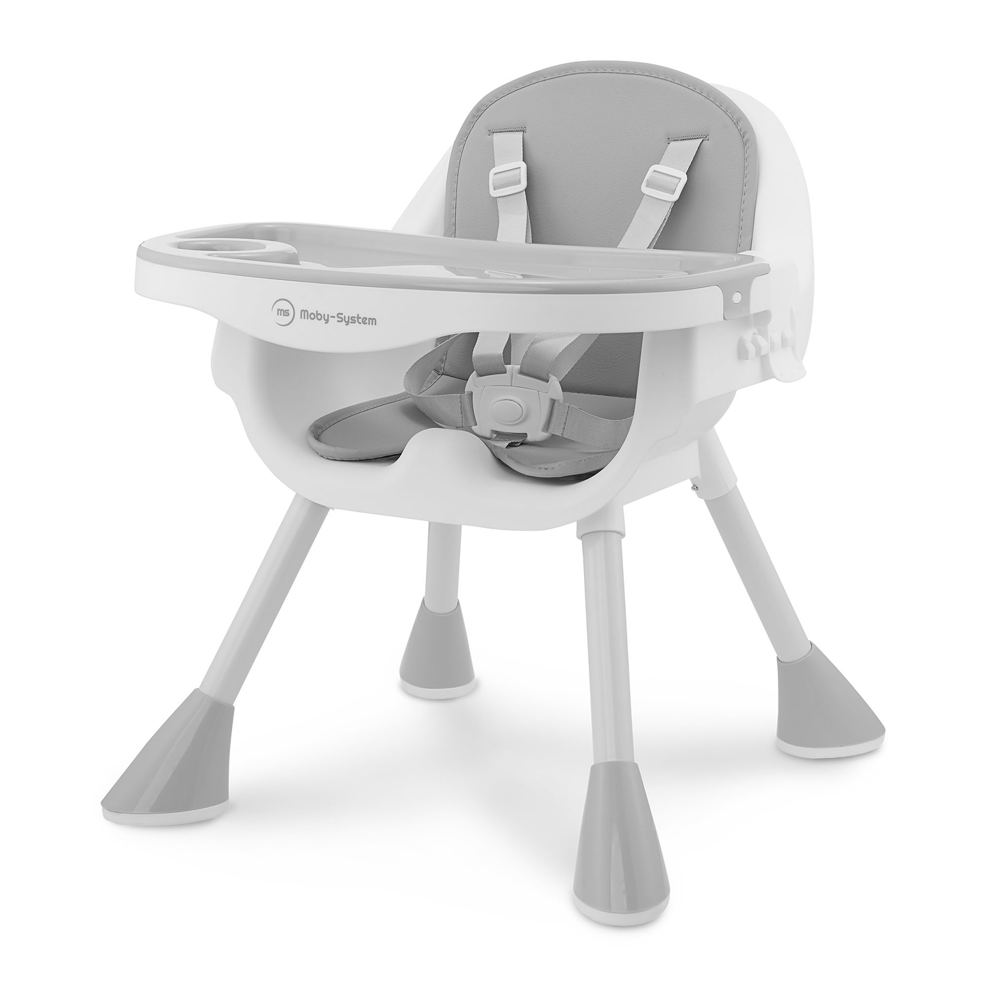 Moby-System Magnolia Trona 2 en 1 ajustable - gris