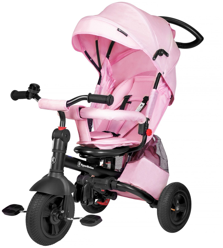 Tobi Velar triciclo + funda impermeable - rosa