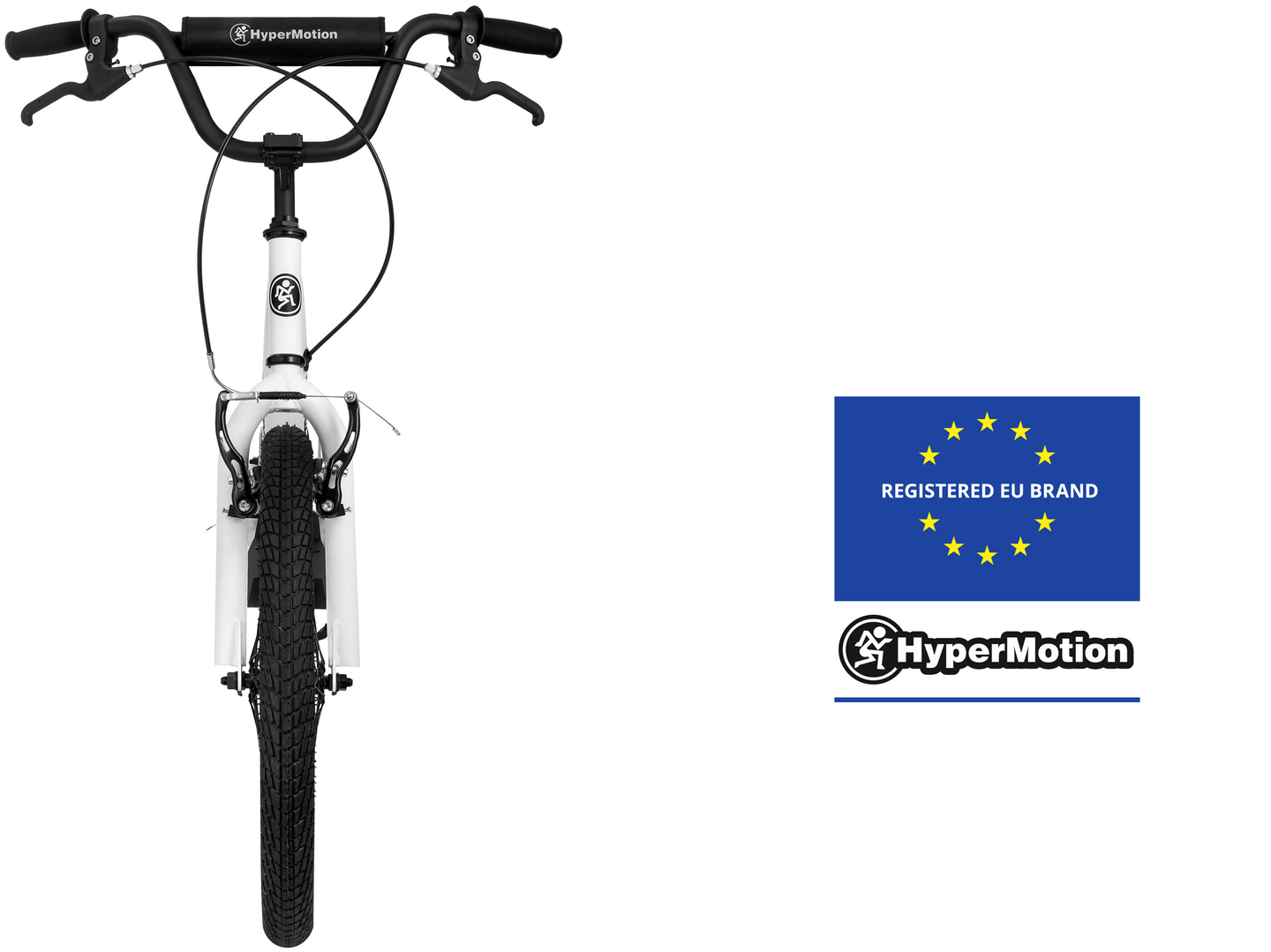 Patinete urbano HyperMotion RIVA con ruedas hinchables de 50 cm y 40 cm