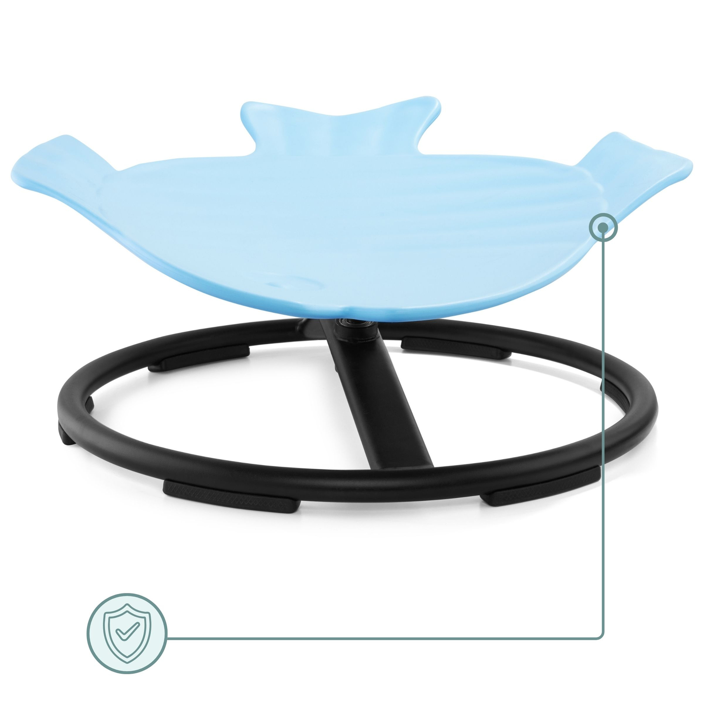 Mini carrusel para niños Fish - azul