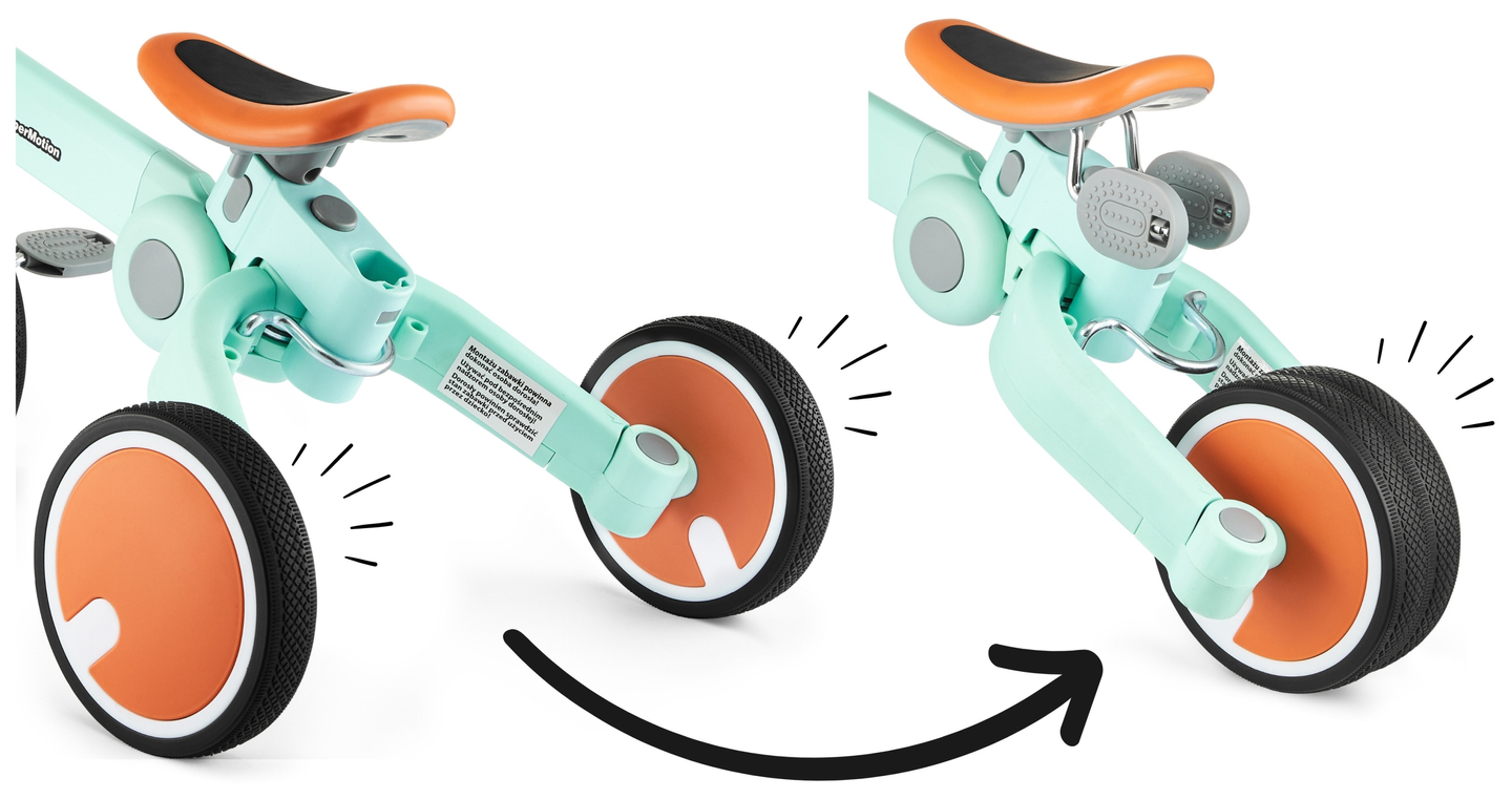 Tobi ROCKET - Triciclo para niños, bicicleta de equilibrio, correpasillos - empujador - 5 en 1 de HyperMotion