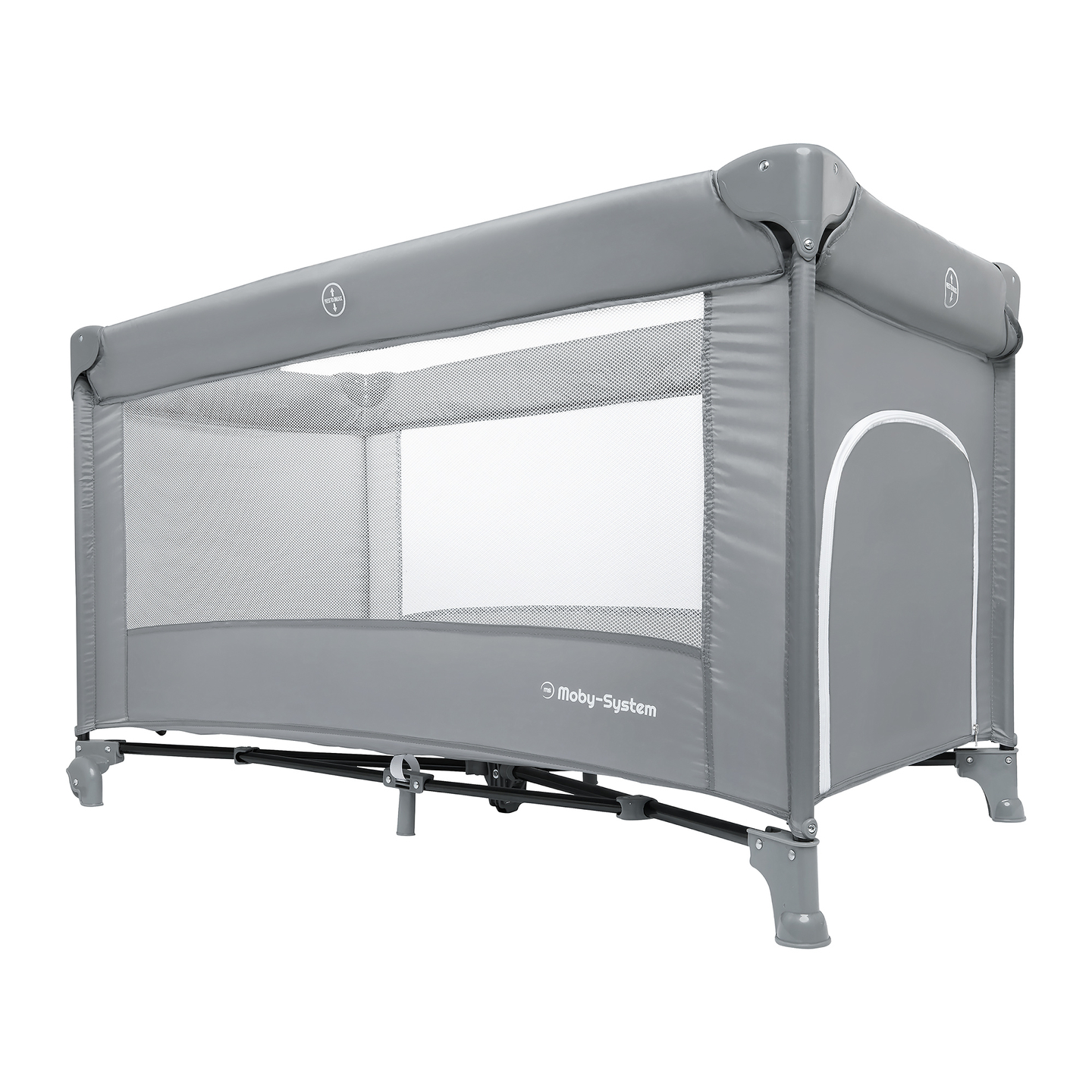 Cuna de viaje portátil Happy Traveler BASIC - gris