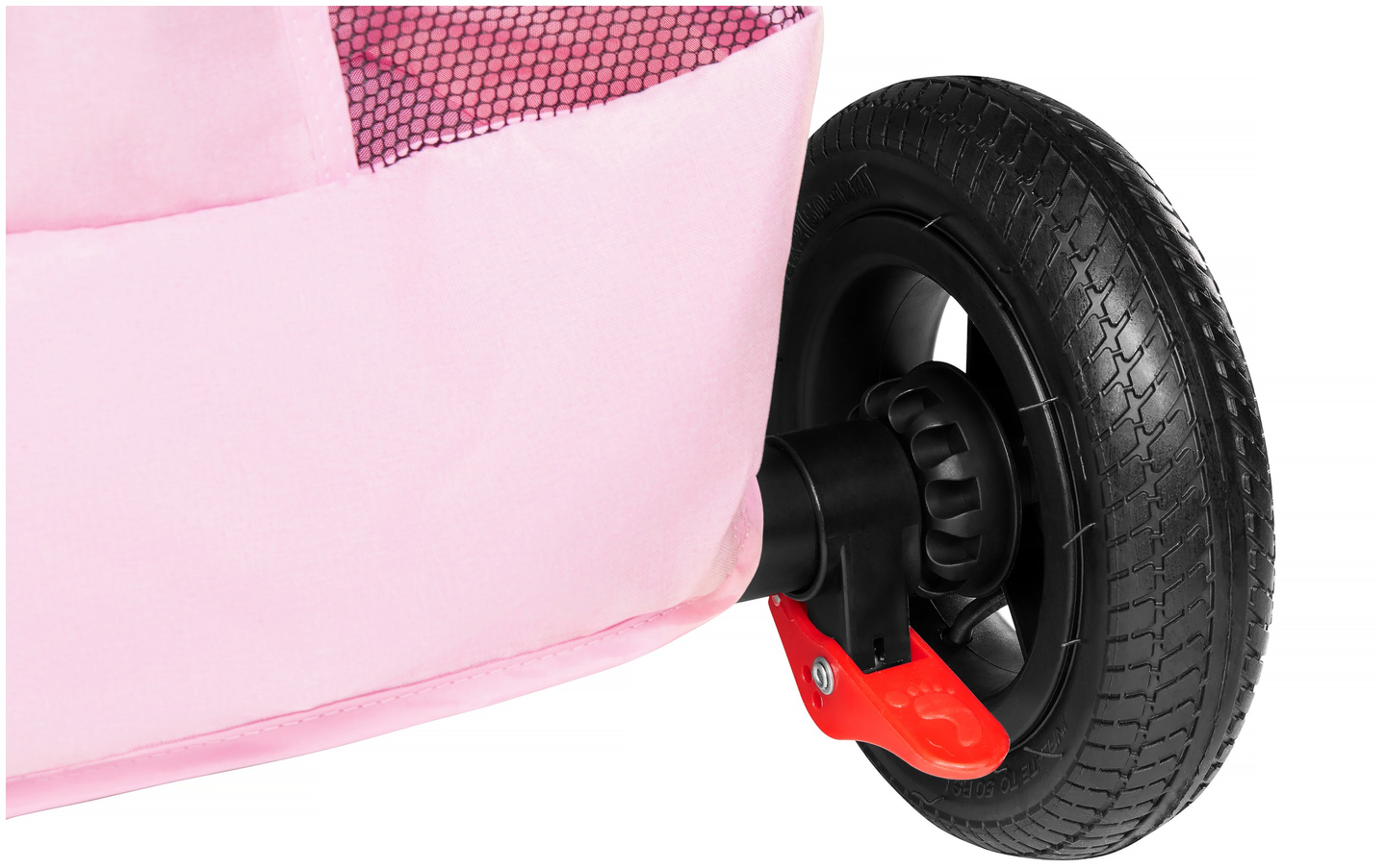 Tobi Velar triciclo + funda impermeable - rosa
