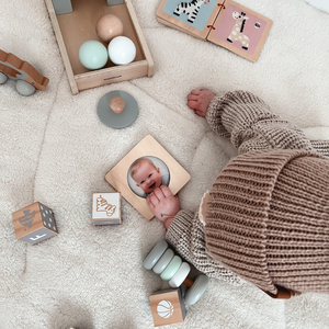 Caja educativa Montessori para bebés - 6 juguetes