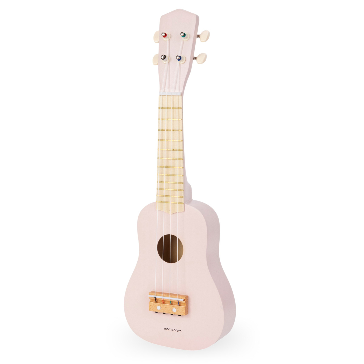 Guitarra de madera para niños - ukelele - rosa