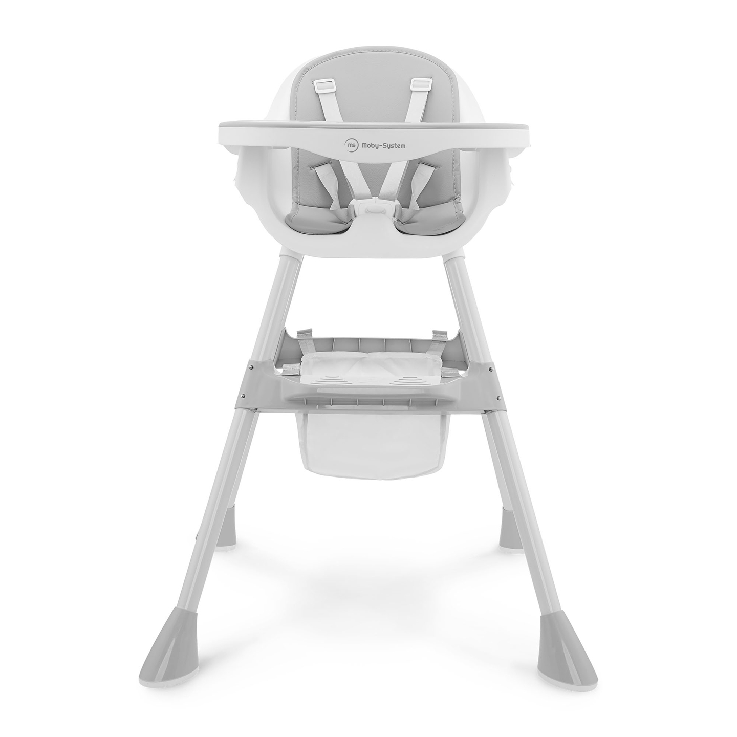 Moby-System Magnolia Trona 2 en 1 ajustable - gris