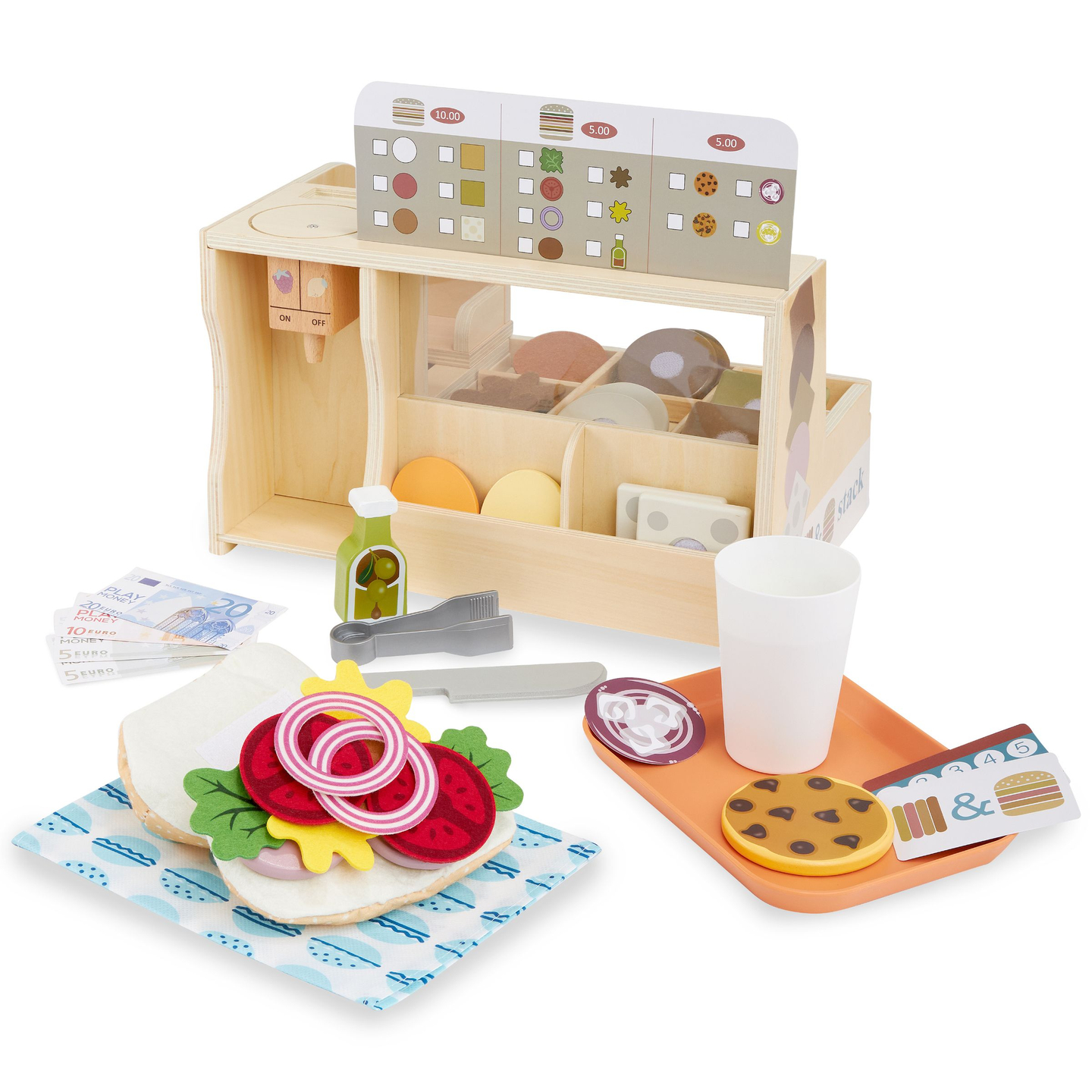 Sandwichería de madera - restaurante