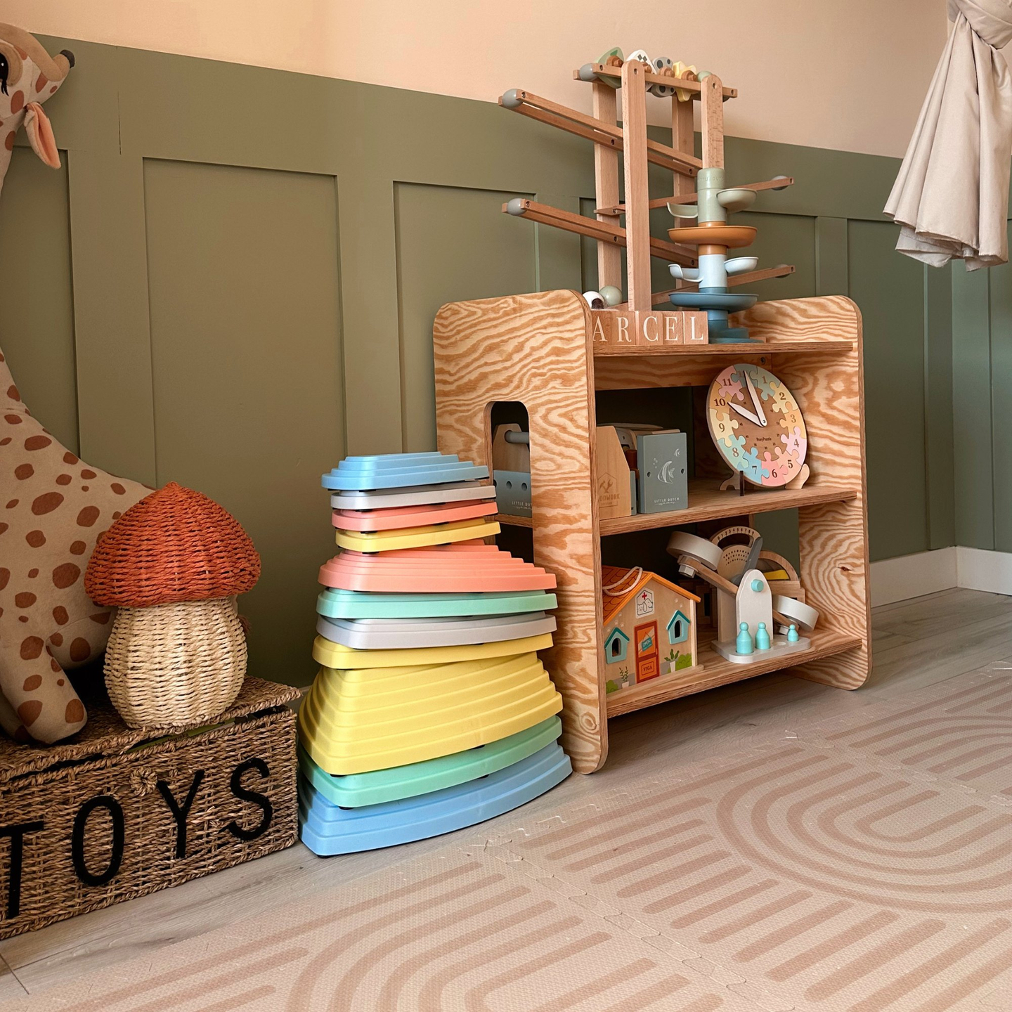 Piedras equilibradoras de colores - 11 piezas