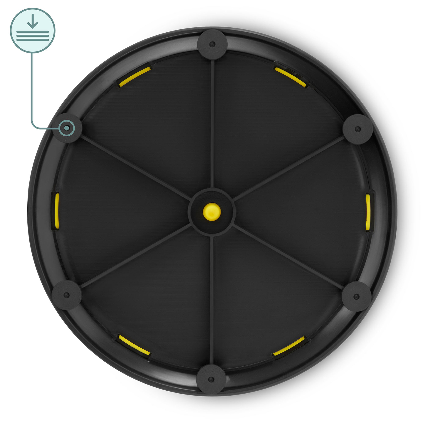 Discos sensoriales de colores para niños - 24 piezas