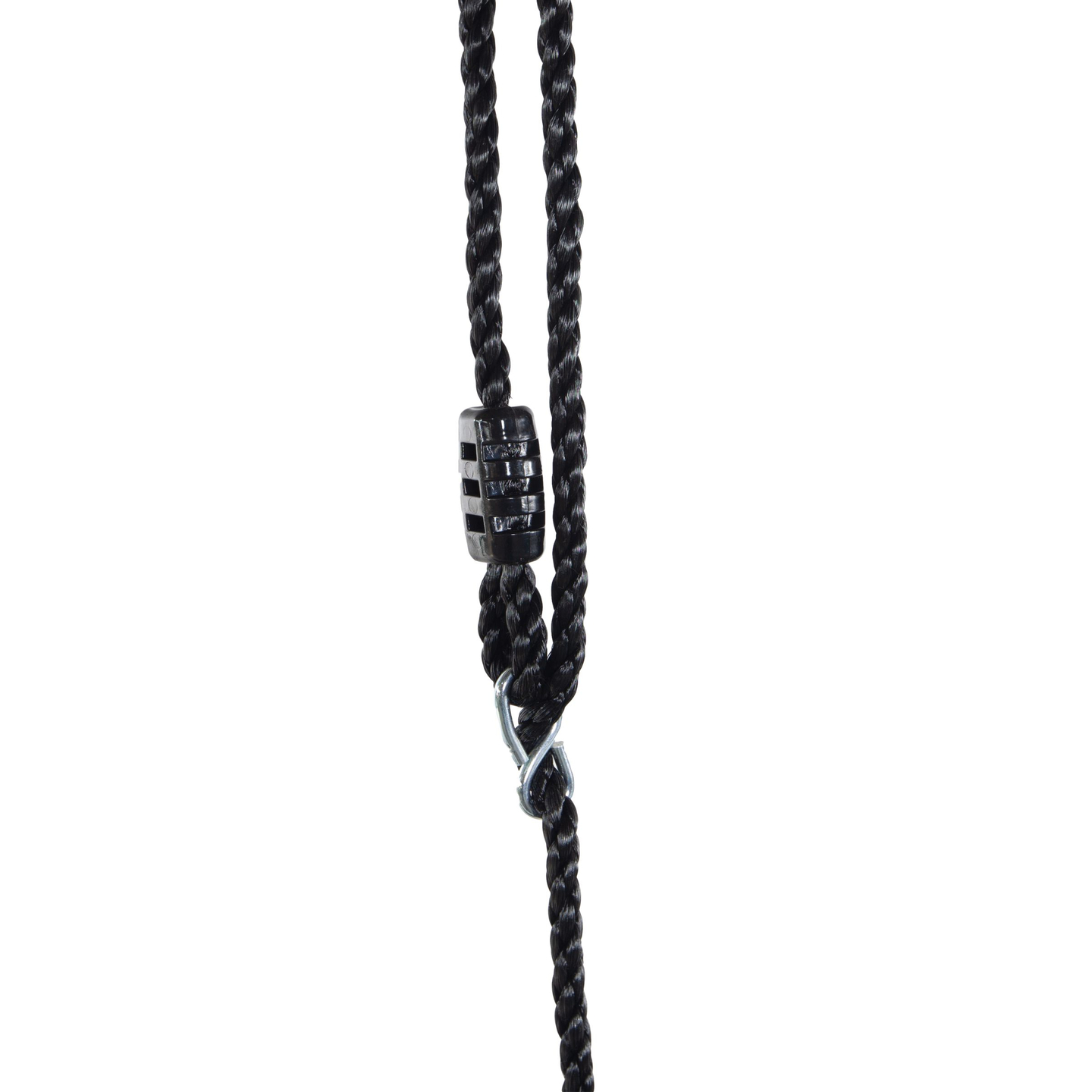 Columpio de jardín doble con estructura y cuerdas - asiento y nido de cigüeña