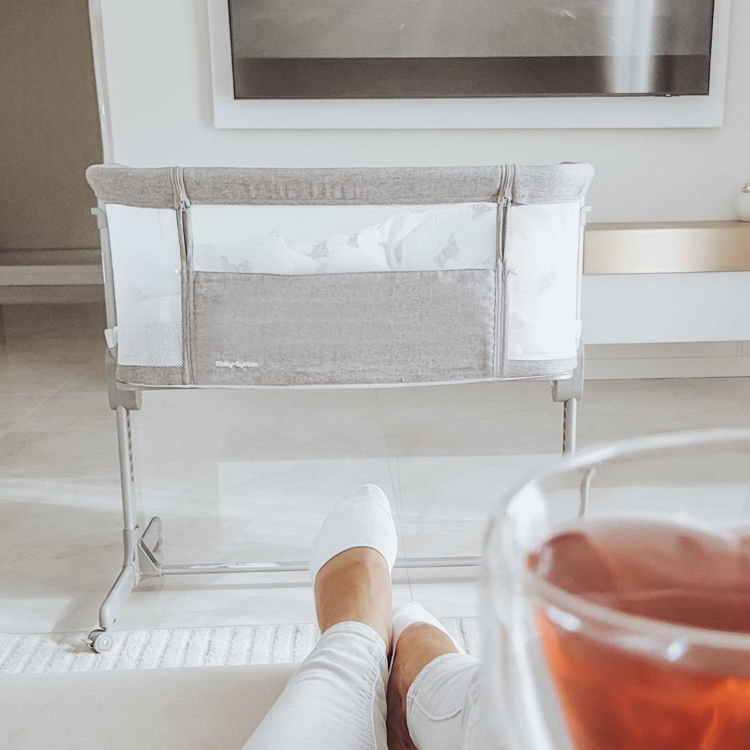 Moby-System LUNA Cama auxiliar 3 en 1 - gris