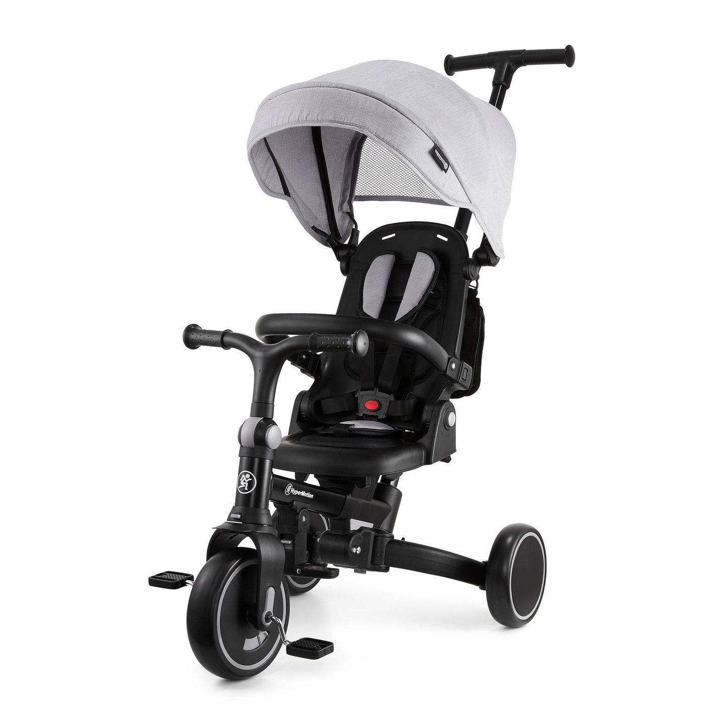 8en1 triciclo multifuncional TOBI FOREST - gris