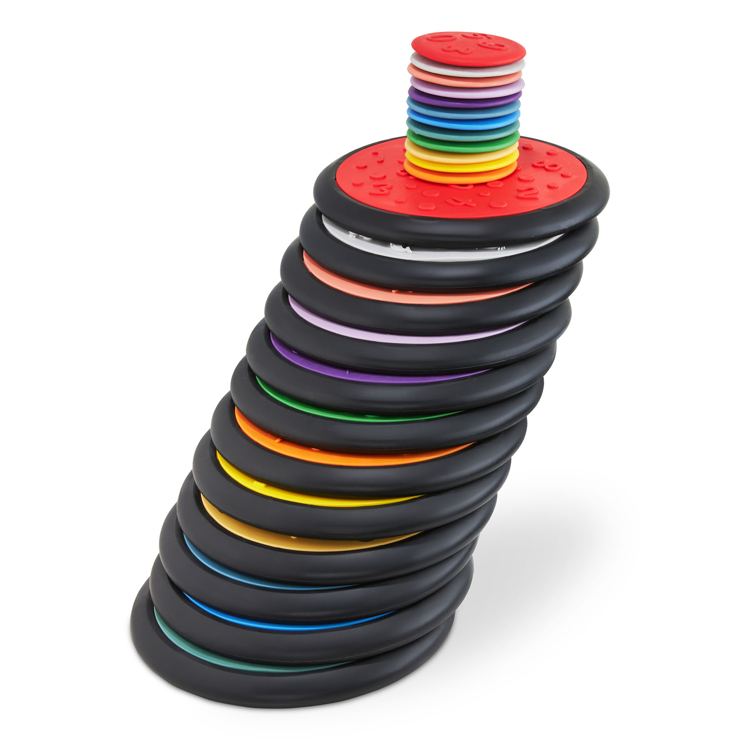 Discos sensoriales de colores para niños - 24 piezas