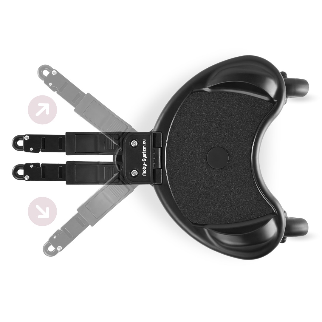 MR BUGGY Extensión de Cochecito con Asiento - Ruedas LED