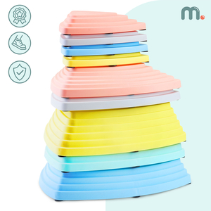 Piedras de equilibrio de colores - 9 piezas