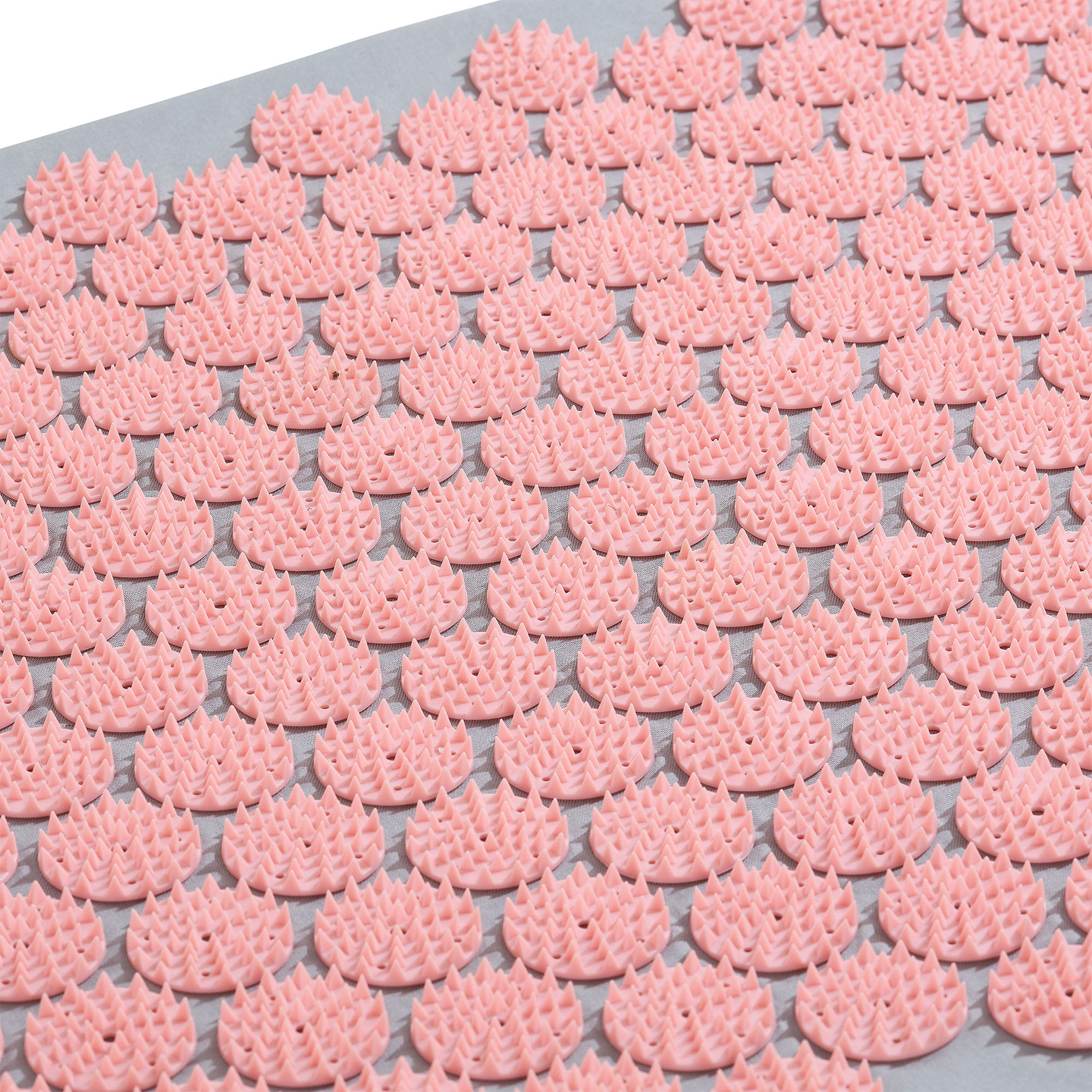 Esterilla de acupresión grande con almohada y funda - 130 cm HyperMotion gris y rosa