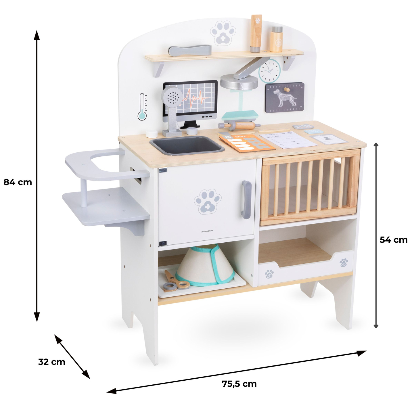 Hospital de animales - set de madera