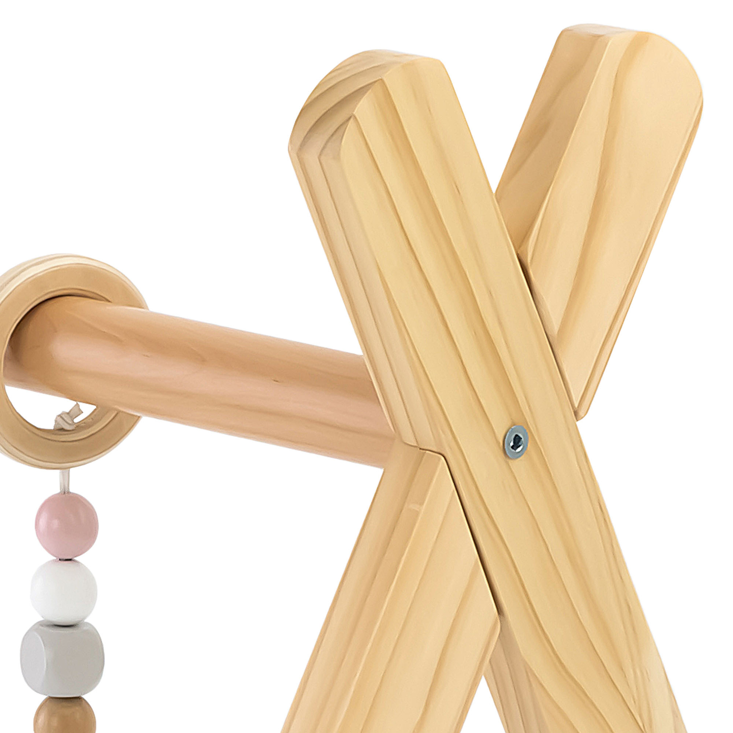 Soporte educativo de madera Baby Gym - color blanco