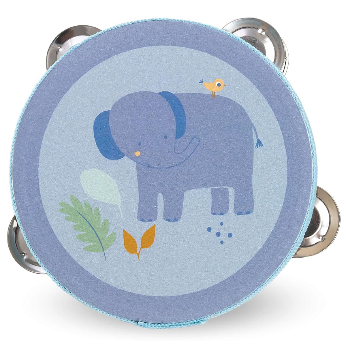 Juego de instrumentos infantiles con motivo de elefante