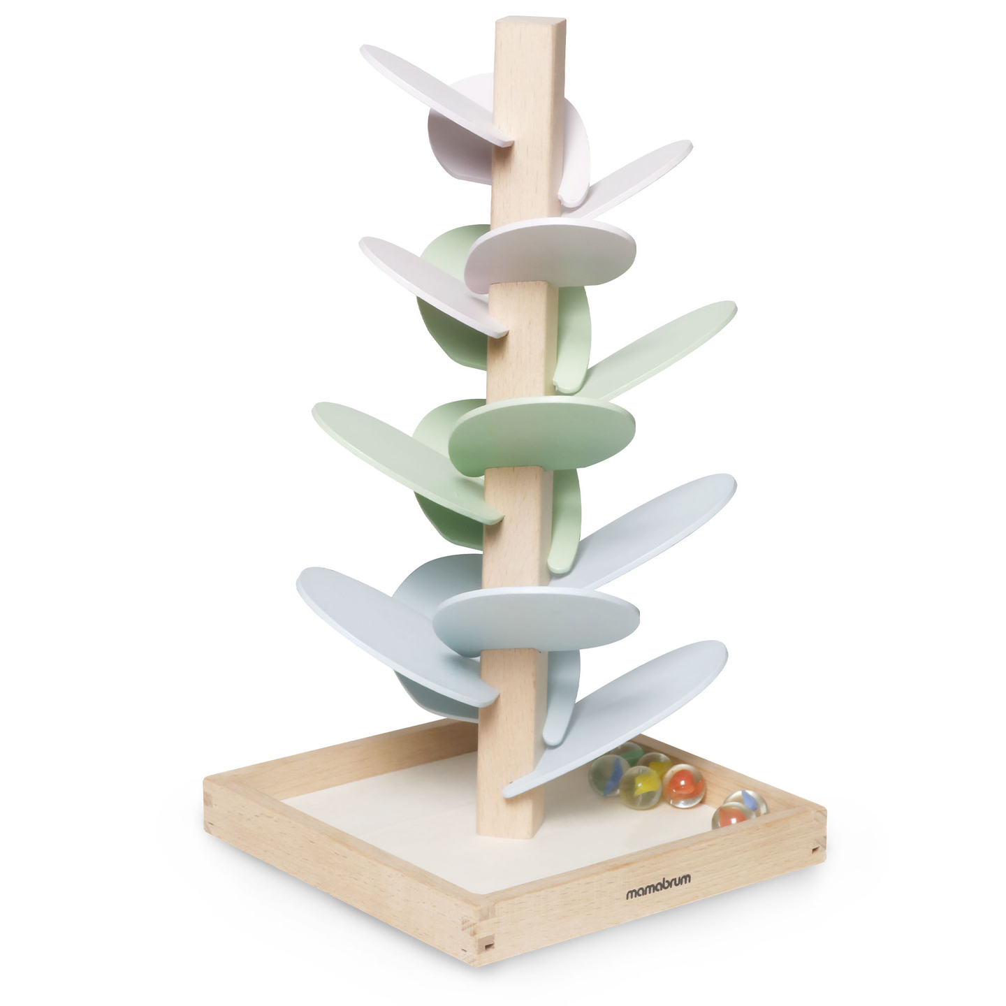 Culódromo de madera - árbol sonoro con bolas