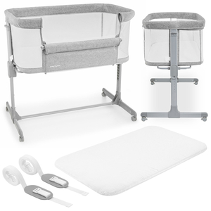 Moby-System LUNA Cama auxiliar 3 en 1 - gris
