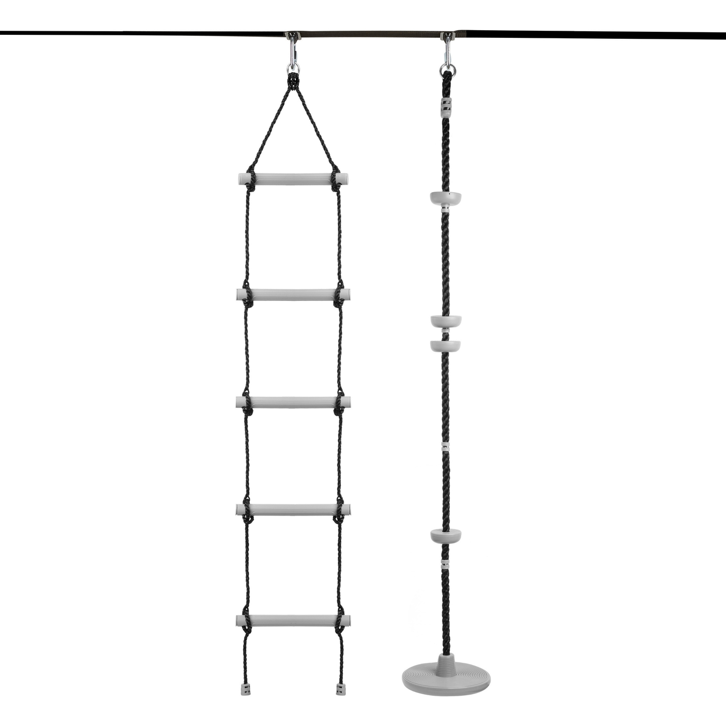 Carrera de obstáculos ninja para niños - HyperMotion slackline set - 10 obstáculos