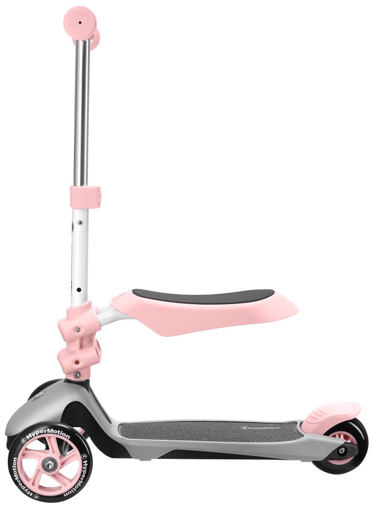 Patinete de equilibrio de tres ruedas 3 en 1 HyperMotion - rosa