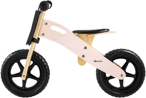 Bicicleta sin pedales de madera HyperMotion LEXI - ruedas de espuma, súper ligera - rosa