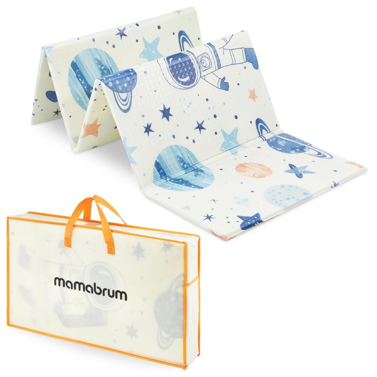 Alfombrilla de espuma plegable por las dos caras 180 x 120 x 1cm - Cosmos/Triángulos geométricos