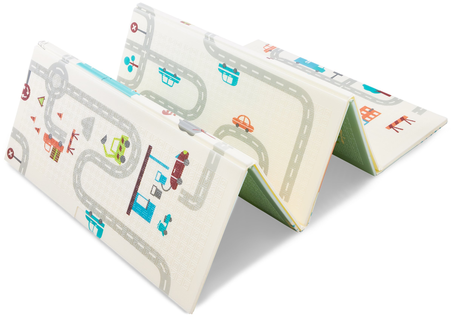 Estera de espuma XXL de doble cara - plegable 1 CM (montaña y carretera)