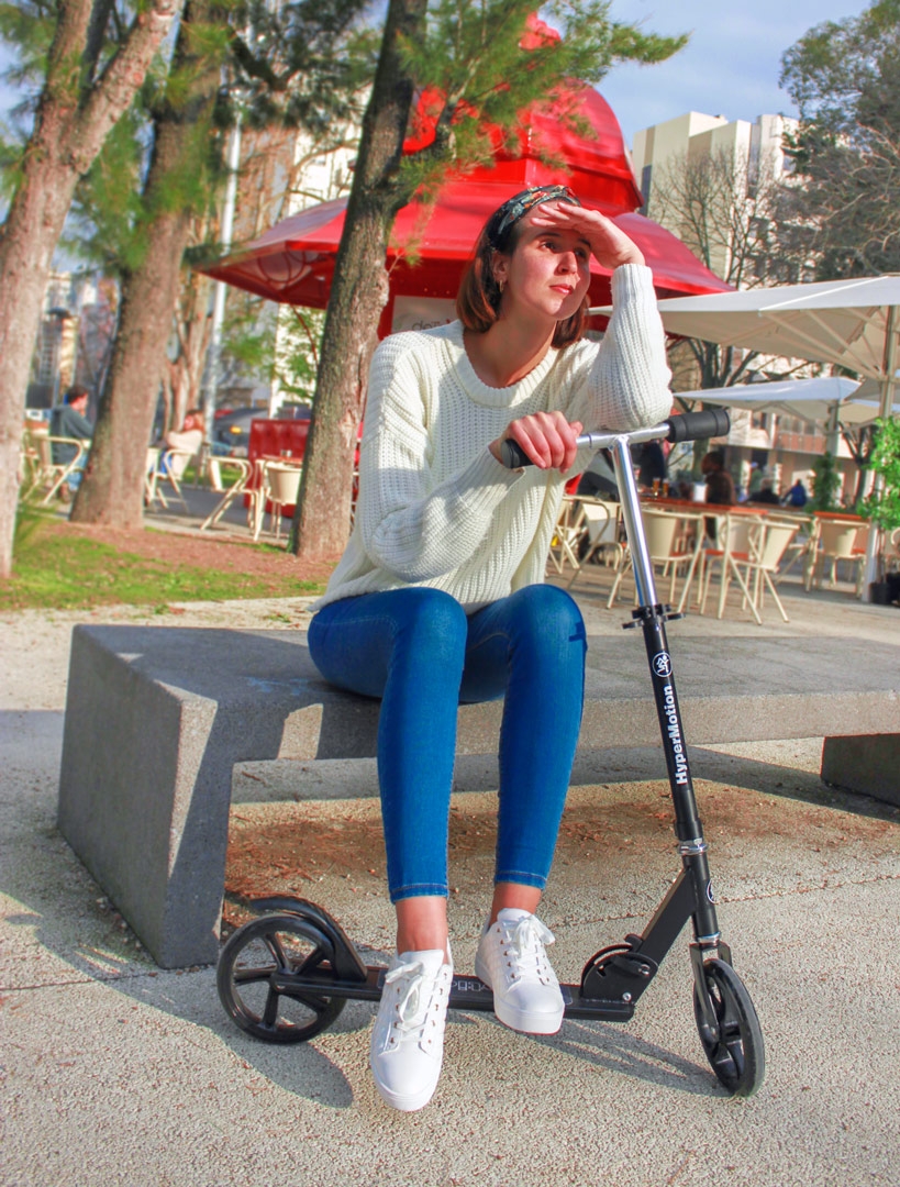 Patinete HyperMotion ROCKSTER - Negro