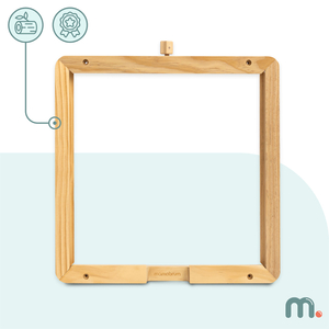 Marco de pared de madera - para montar los paneles educativos Mamabrum