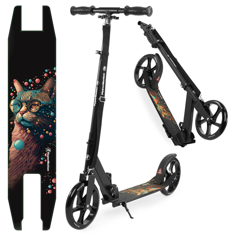 Scooter urbano de dos ruedas VIBE Black HyperMotion - 100 kg