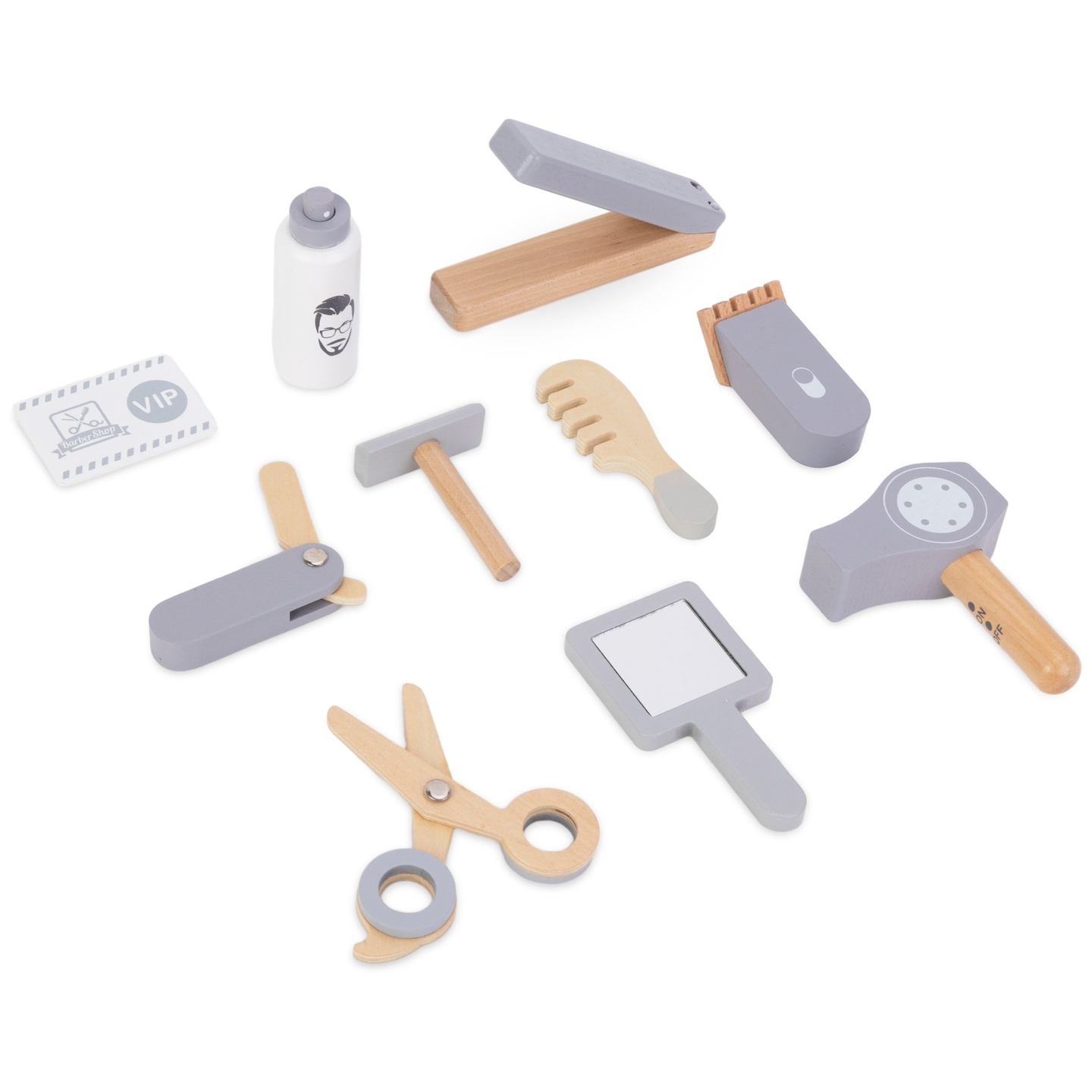 Pequeño set de peluquería.