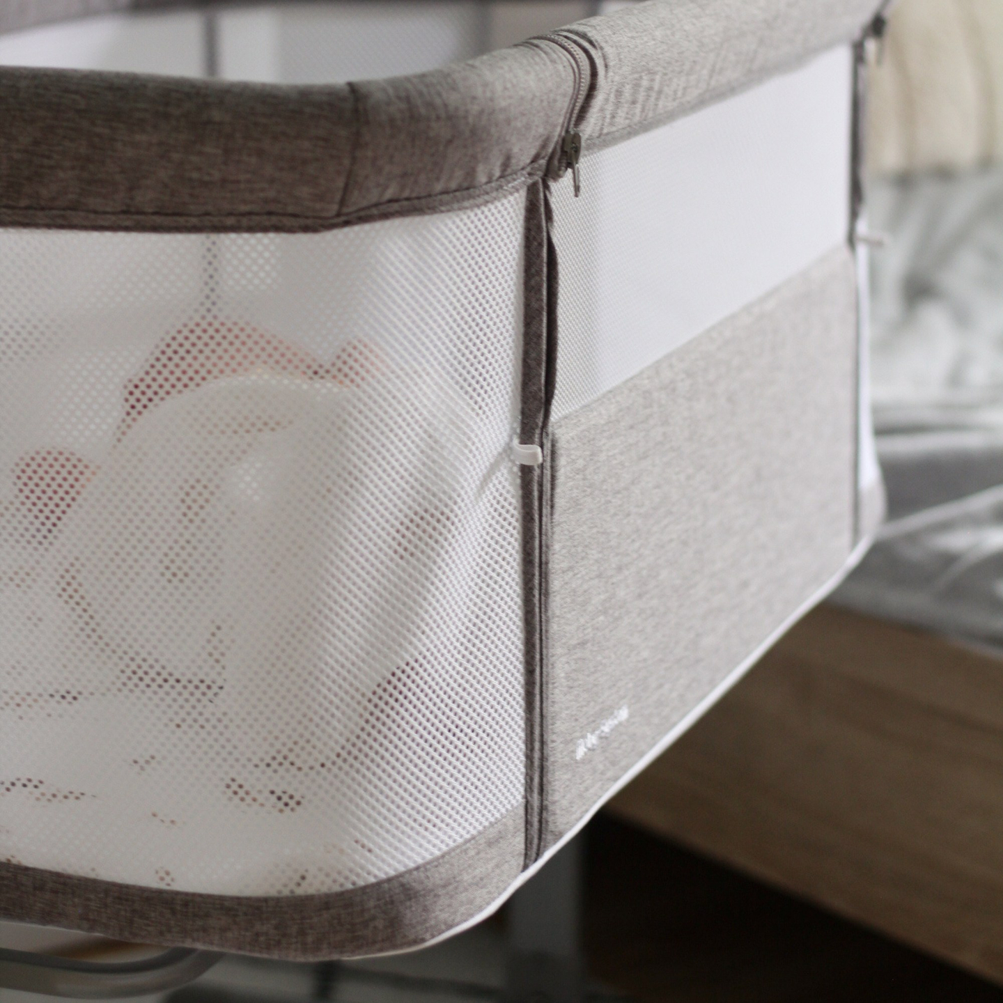 Moby-System LUNA Cama auxiliar 3 en 1 - gris