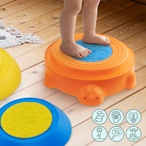 Sendero sensorial para niños - Tortuga de colores