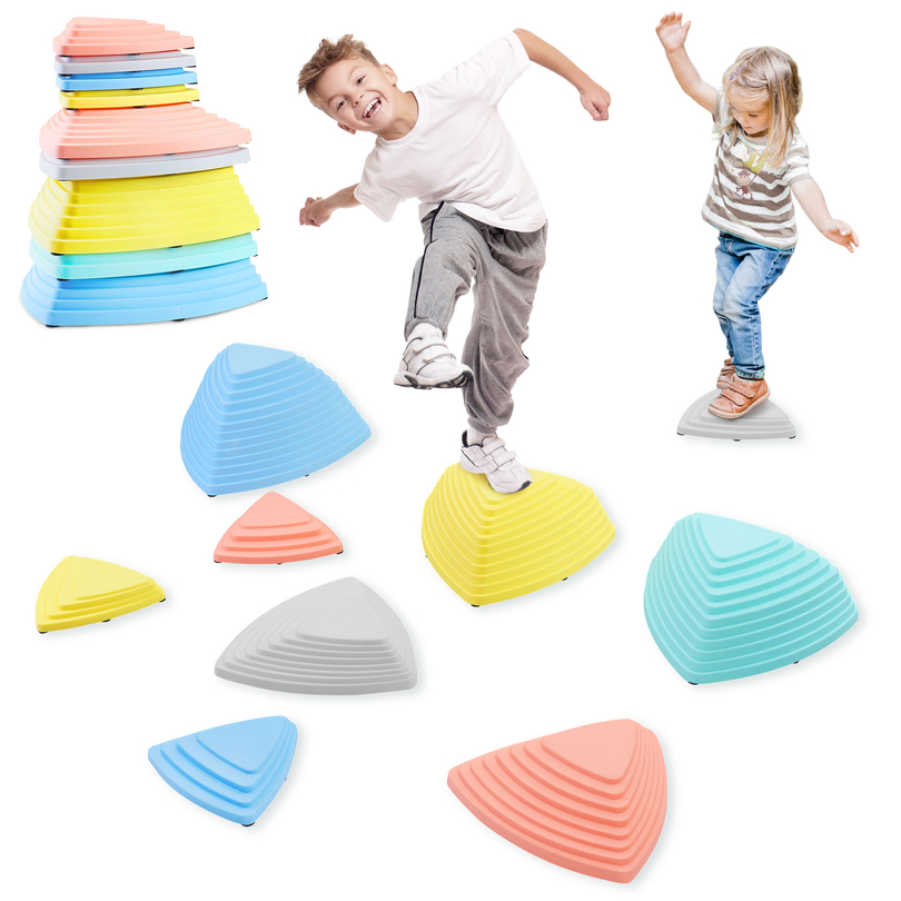 Piedras de equilibrio de colores - 9 piezas