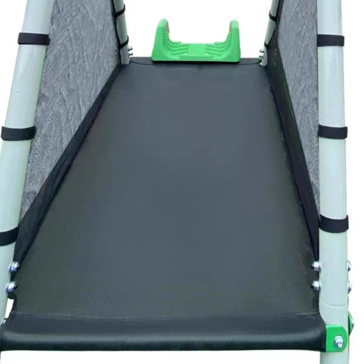 Parque infantil de jardín XXL para niños con columpio, trapecio de gimnasia y tobogán