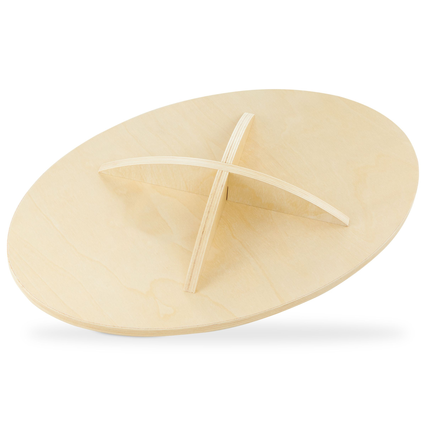 Tabla de equilibrio de madera con laberinto y bolas: balancín de equilibrio