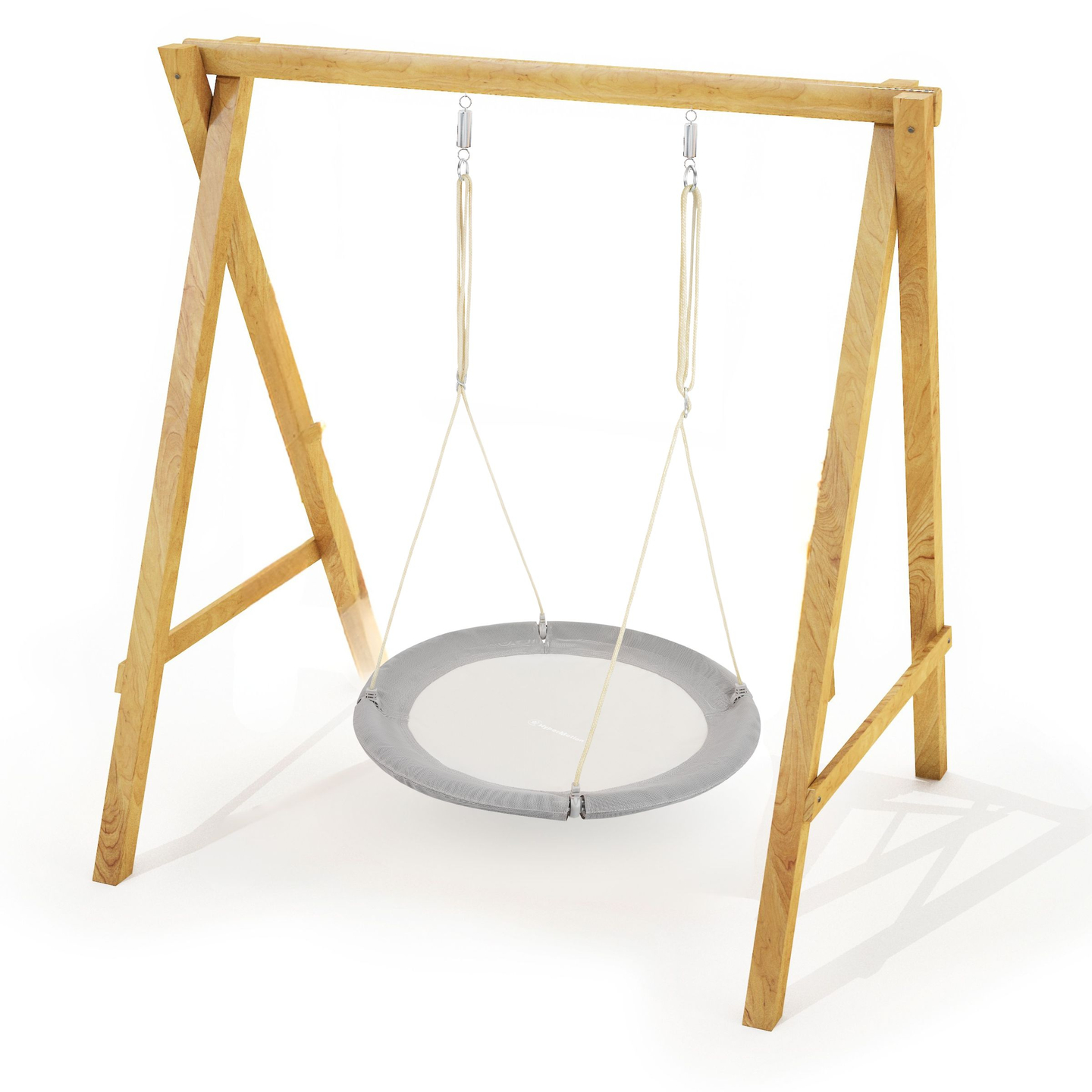 Columpio nido de cigüeña HyperMotion - 100 cm de diámetro, color gris