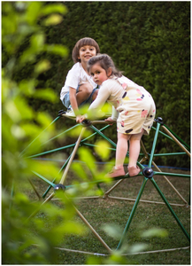 HyperMotion Cúpula trepadora para niños XL, geodomo, zona de juegos para jardín, diámetro: 1,8 m