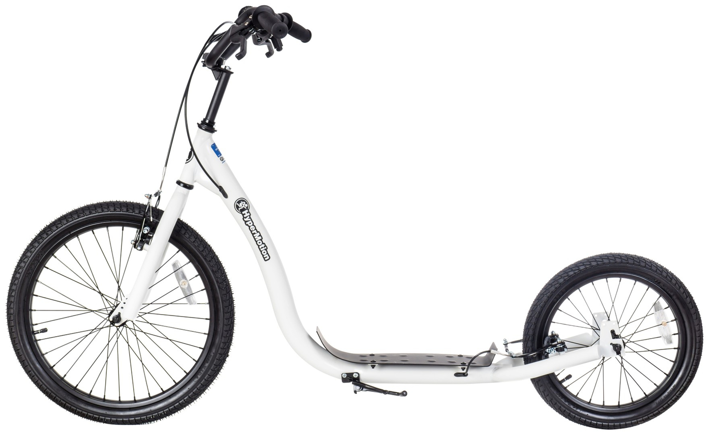 Patinete urbano HyperMotion RIVA con ruedas hinchables de 50 cm y 40 cm