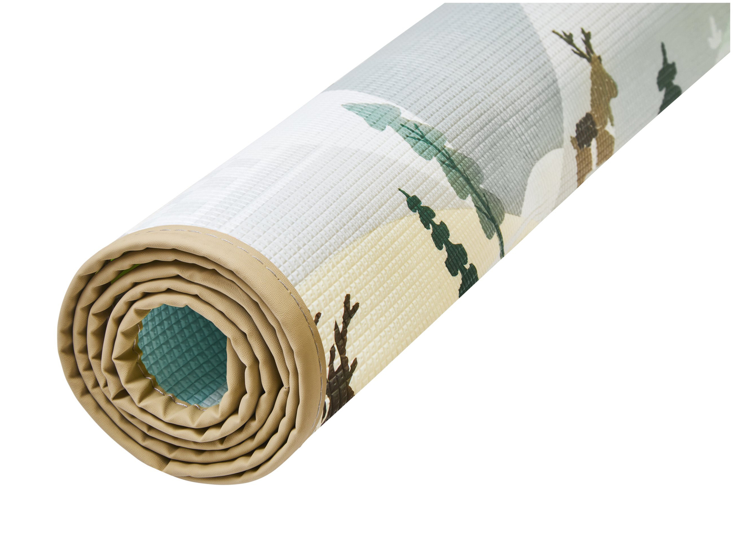 Alfombra de espuma de doble cara - tierra/ciudad de cuento de hadas - 180x120x0,5cm