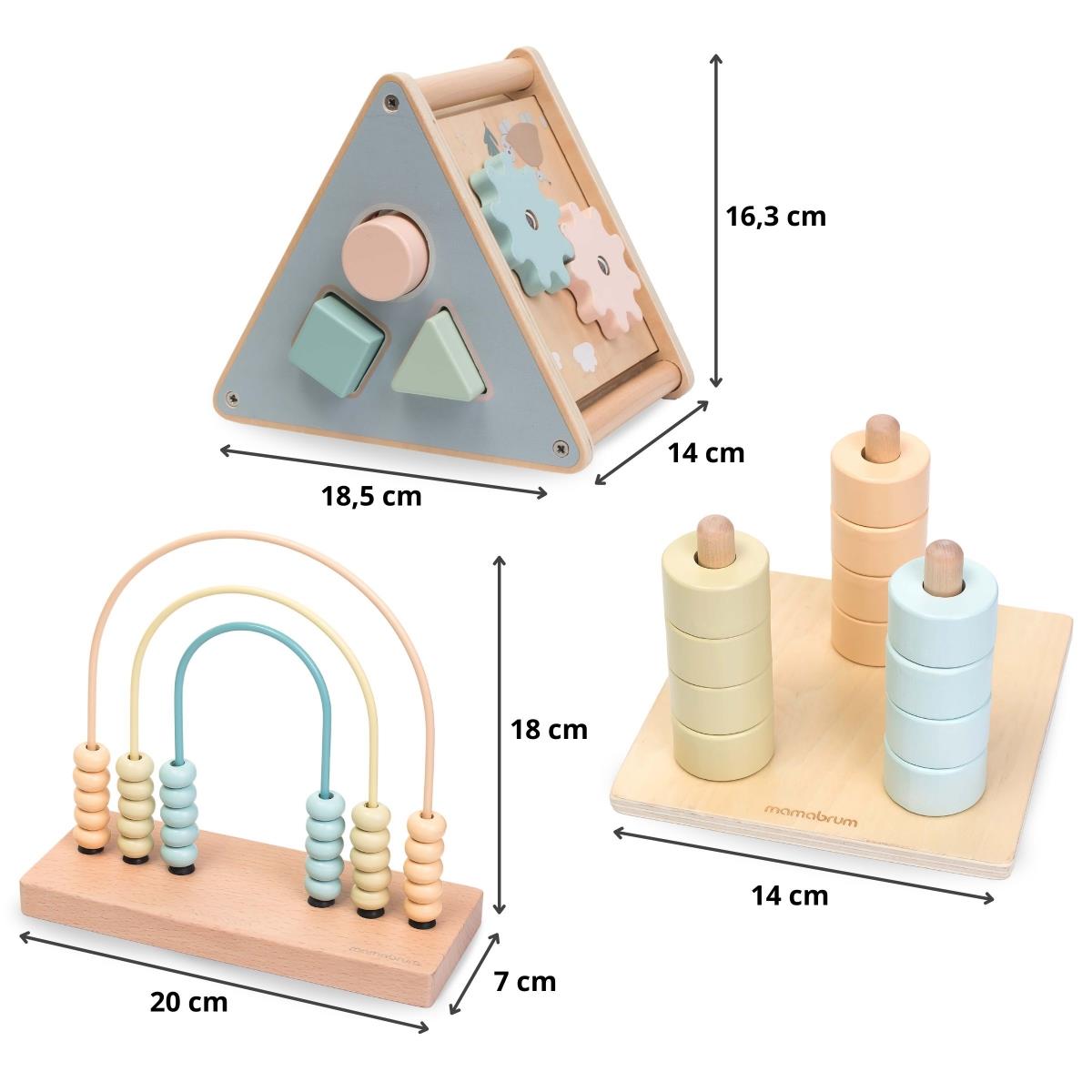 Set de juguetes Montessori para niños de 2-3 años