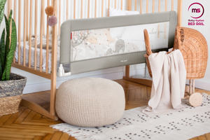 Barandilla protectora para cama - Barandilla para cama - gris