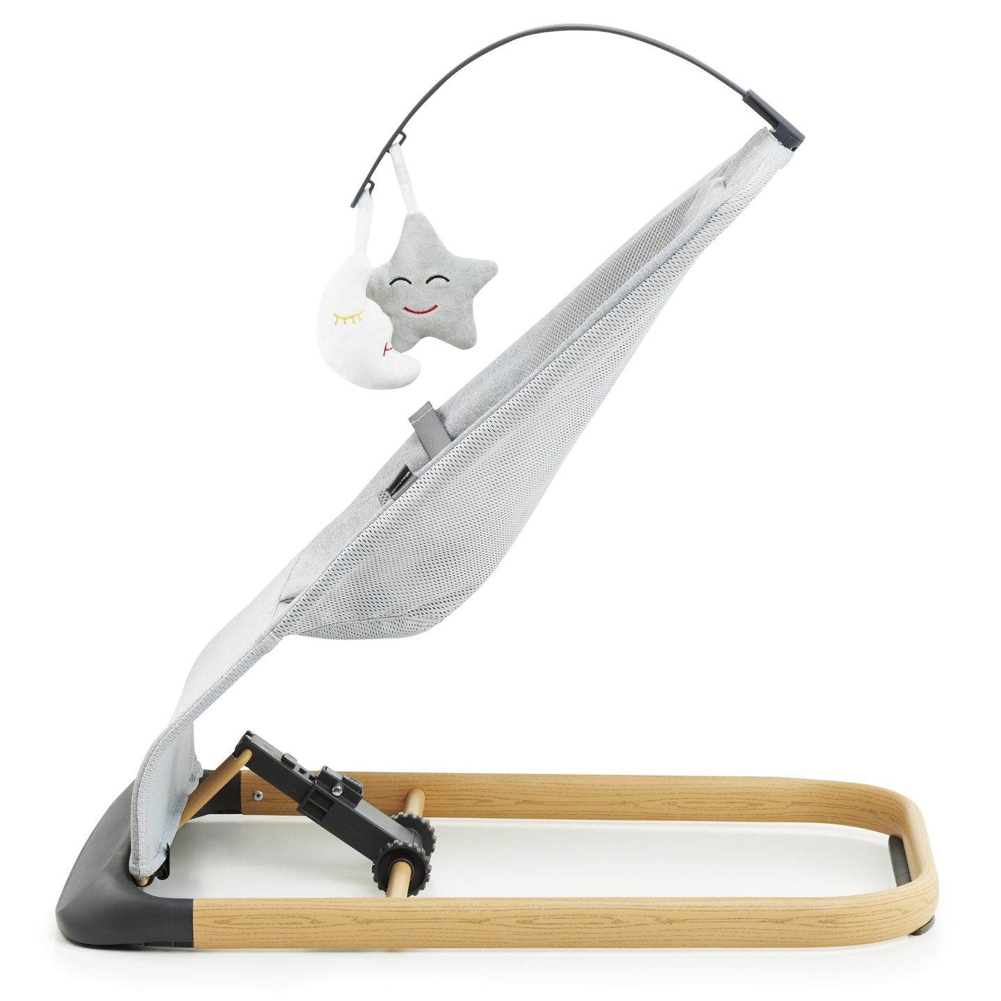 Mecedora 2 en 1 con inserto Moby-System LILY – gris