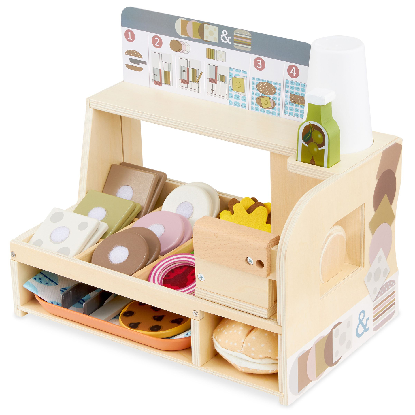 Sandwichería de madera - restaurante