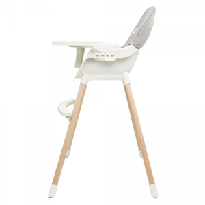 Silla de comer AMELIA 3en1 Moby-System, gris