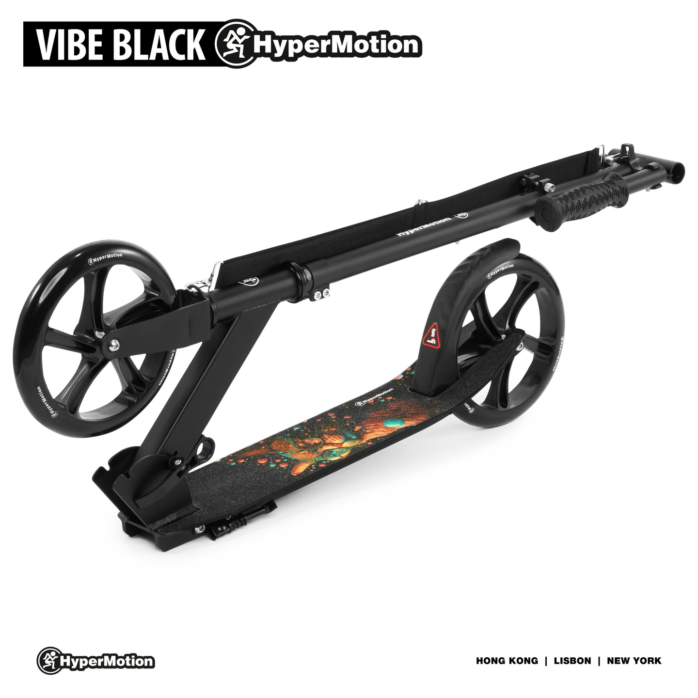 Scooter urbano de dos ruedas VIBE Black HyperMotion - 100 kg